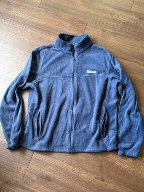 Columbia Fleece Zip Jacket XL Navy Gorpcore Outdoor Coastal Grandpa 3773